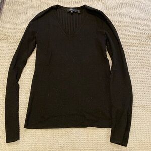 Theory ribbed v-neck sweater
